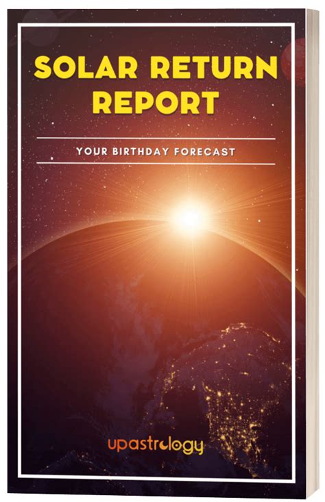 Create your Solar Return Report .